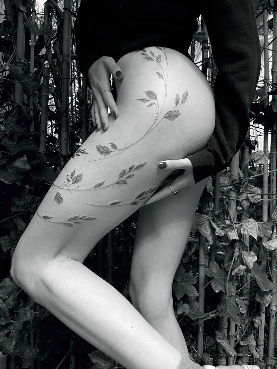 Fine line tattoo, Mertcoart