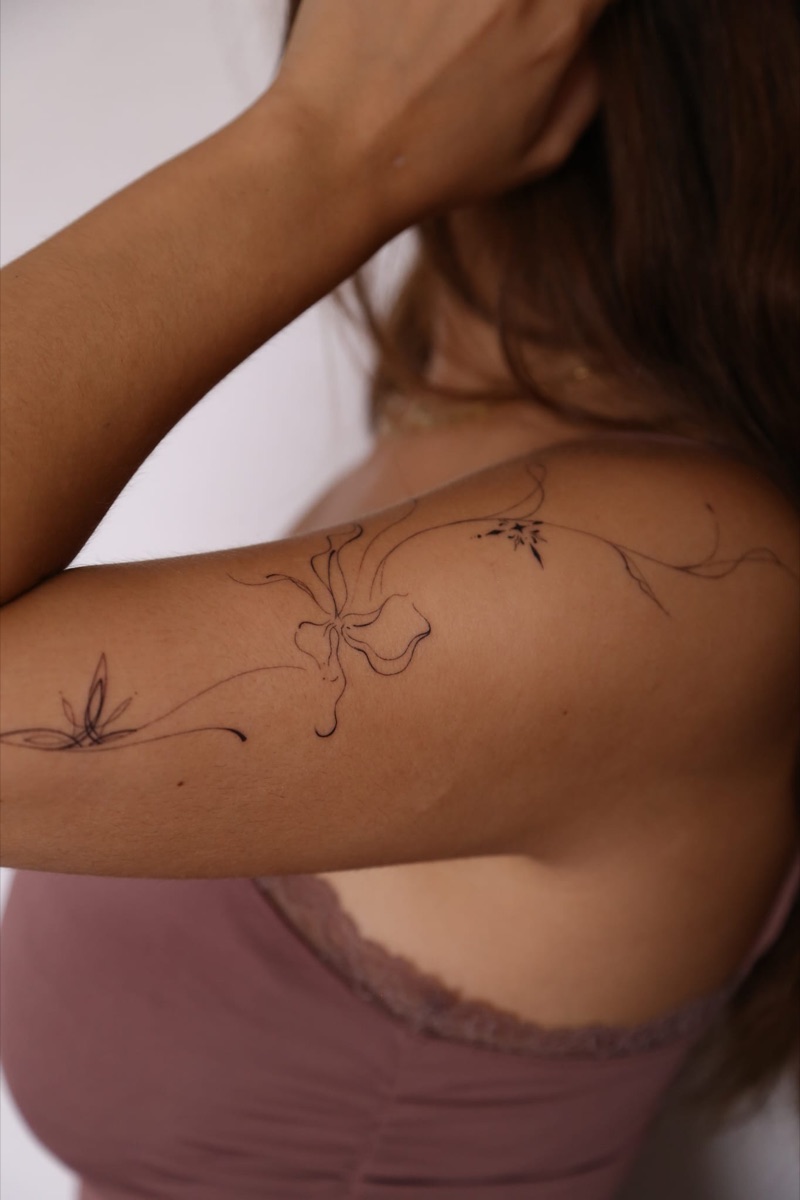 Fine line tattoo, Mertcoart