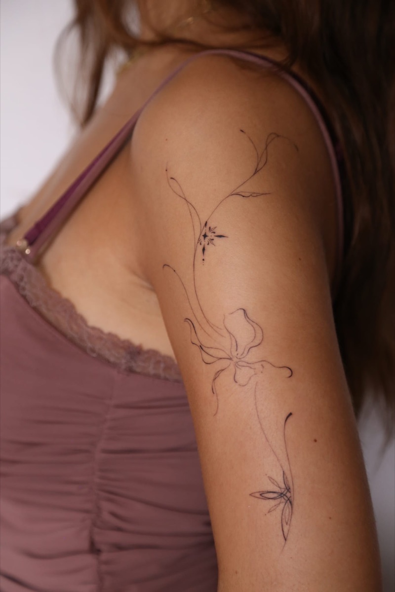 Fine line tattoo, Mertcoart